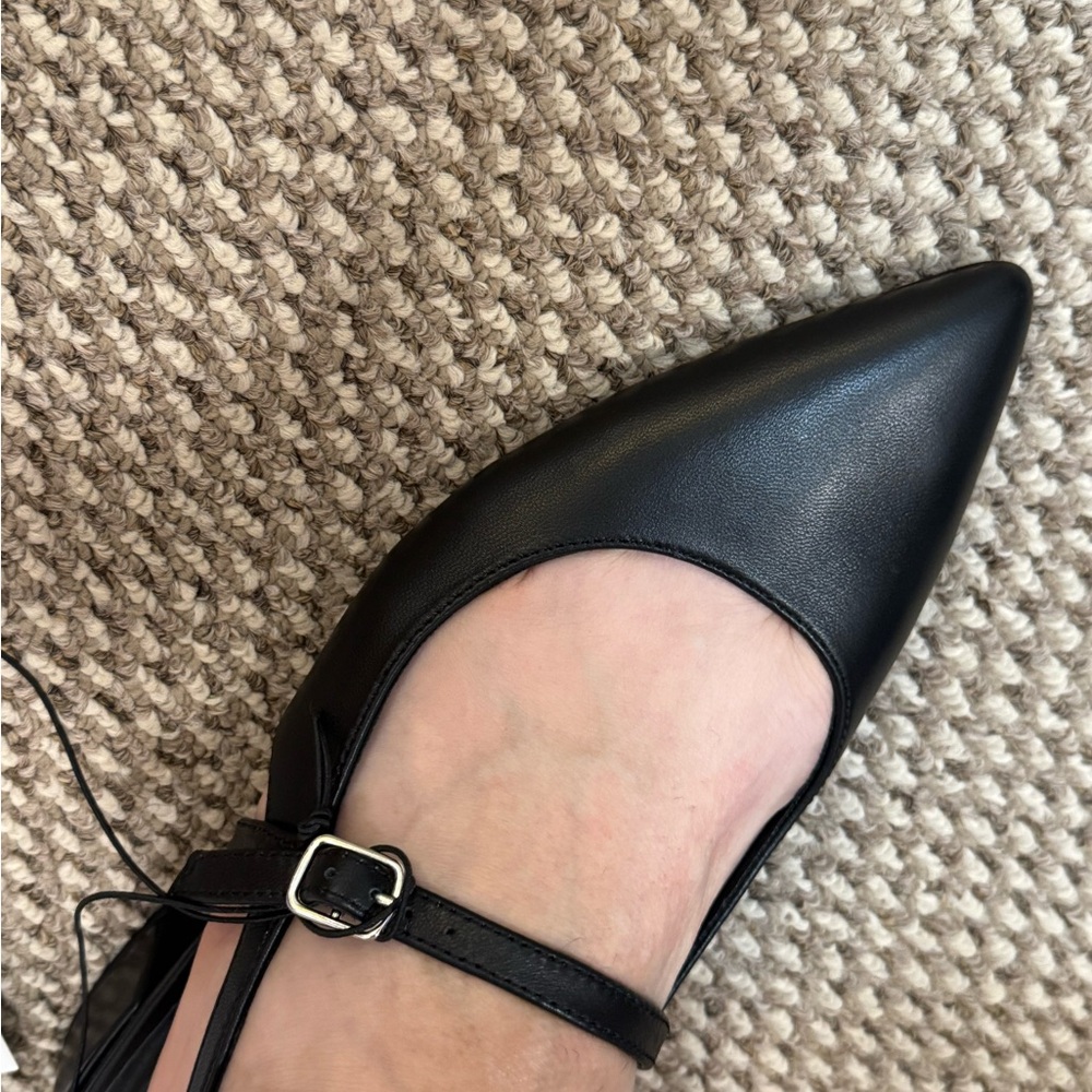 Steve Madden Black Strappy Heels - Picture 7 of 8